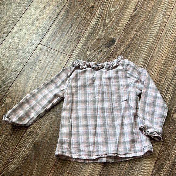 AG toddler pink plaid button up - Picture 2 of 3